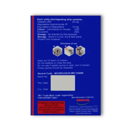 Orgie Plus Oral Strips image 2